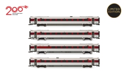 Hornby R40493 - 00 - 4-tlg. Set Personenwagen Class 801 Azuma, LNER, Ep. VI
